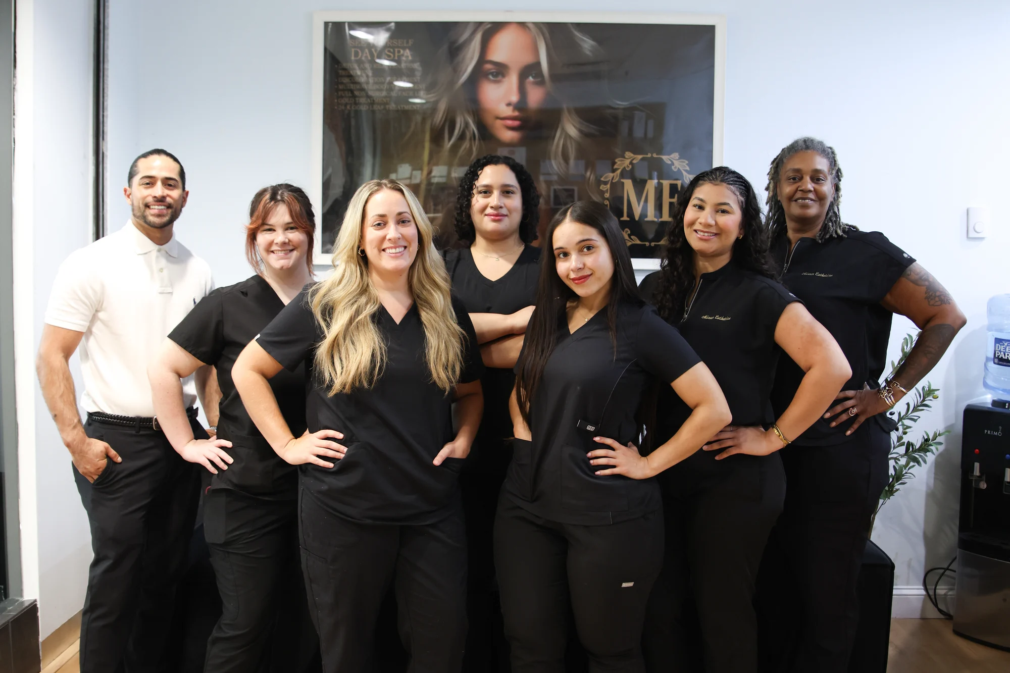 The Mirror Esthetics team at the Winston-Salem studio.